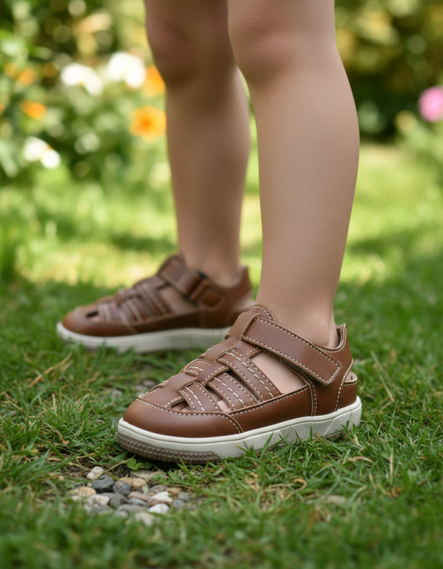 Huarache Infantil Mirruña En Sintético Para Niño