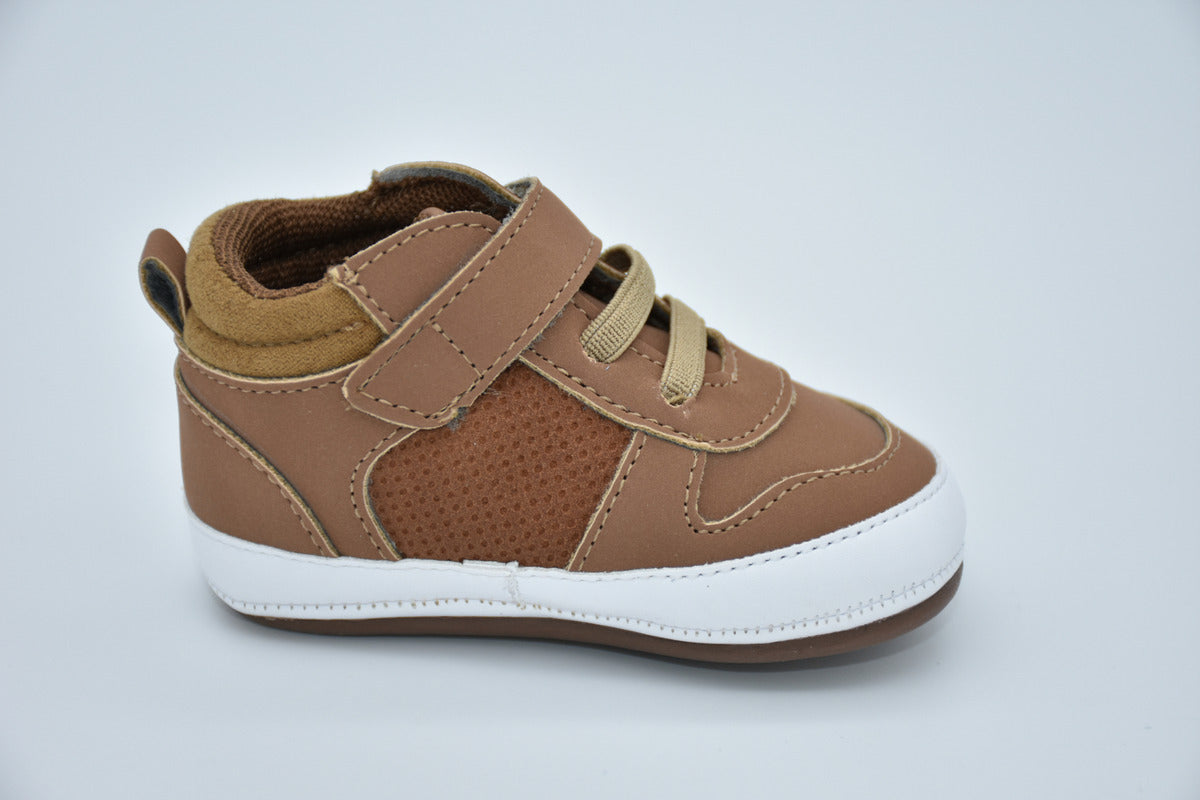 Botita Casual Mirruña Nobuck Avellana Para Niño