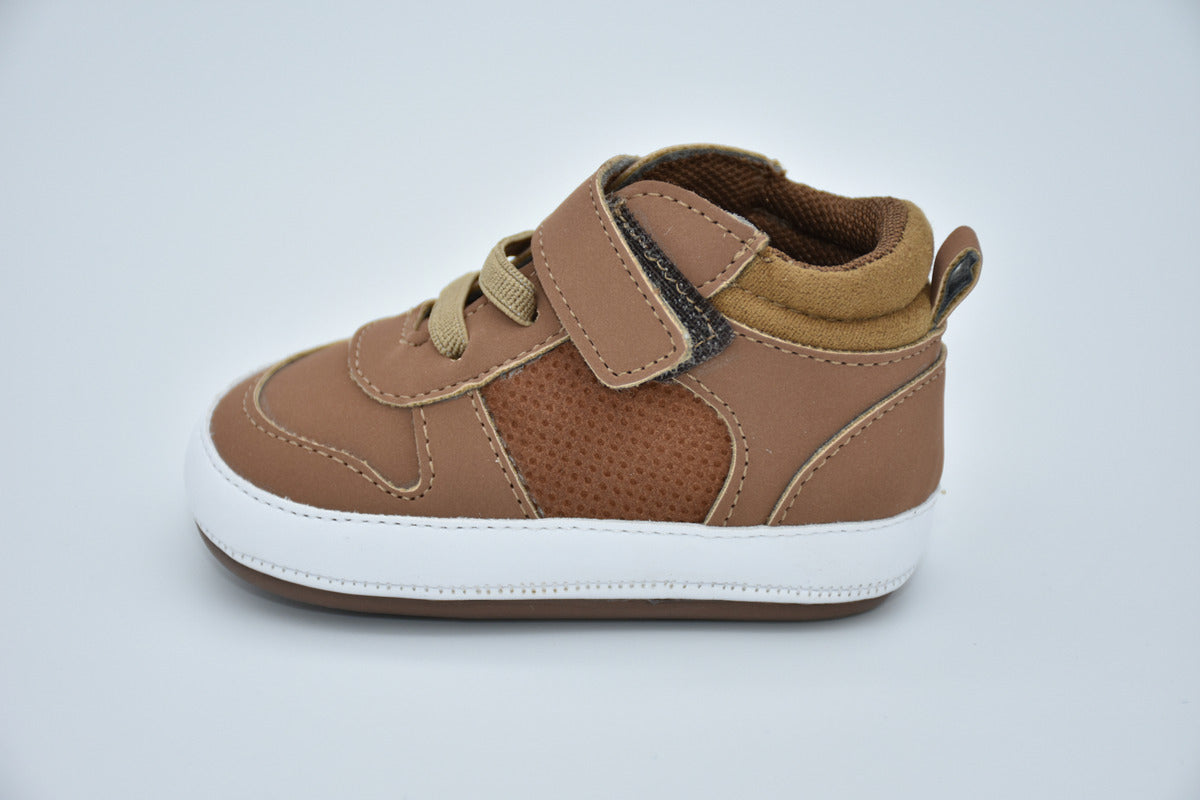 Botita Casual Mirruña Nobuck Avellana Para Niño