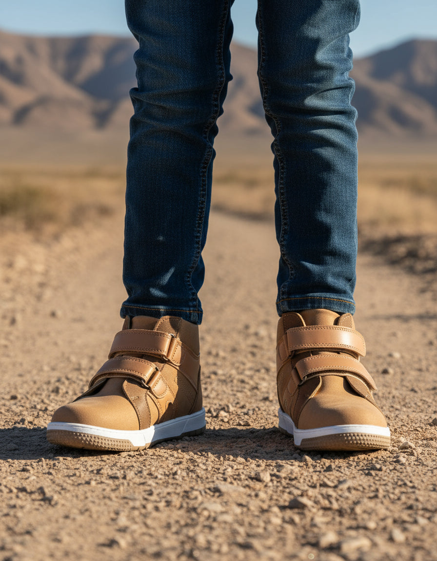 Botita Casual Mirruña Doble Latigo Tipo Nobuck Pelo Corto