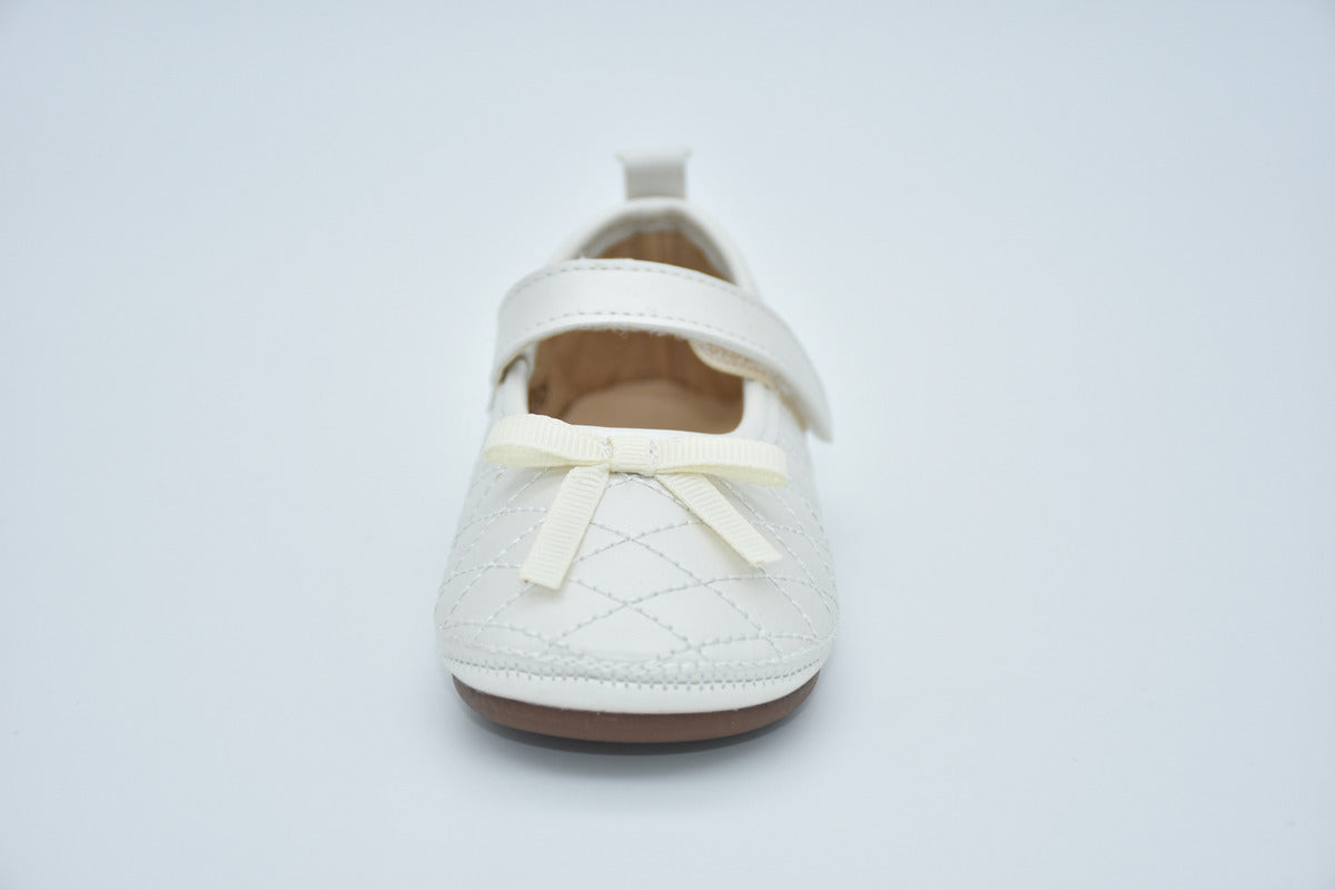 Ballerina Intantil Mirruña Charol Negro Con Moño Capitonado