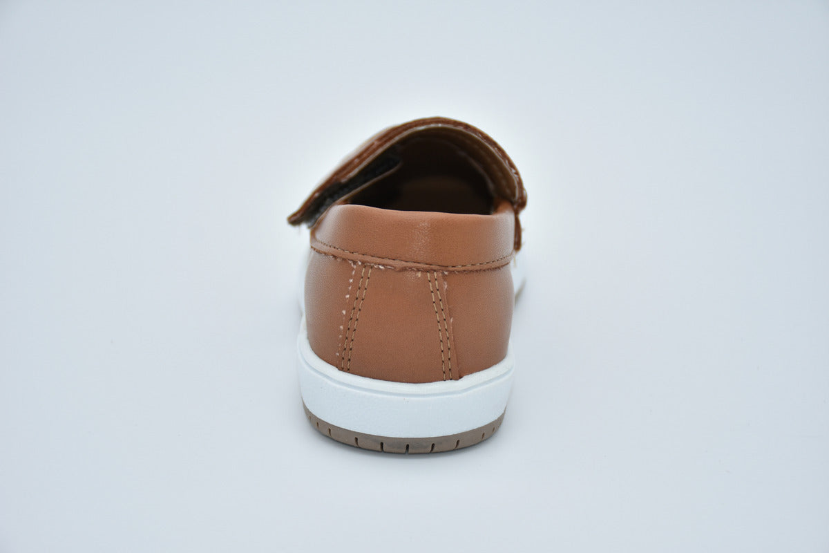 Mocasín Infantil Mirruña Sintético Camel Para Niño