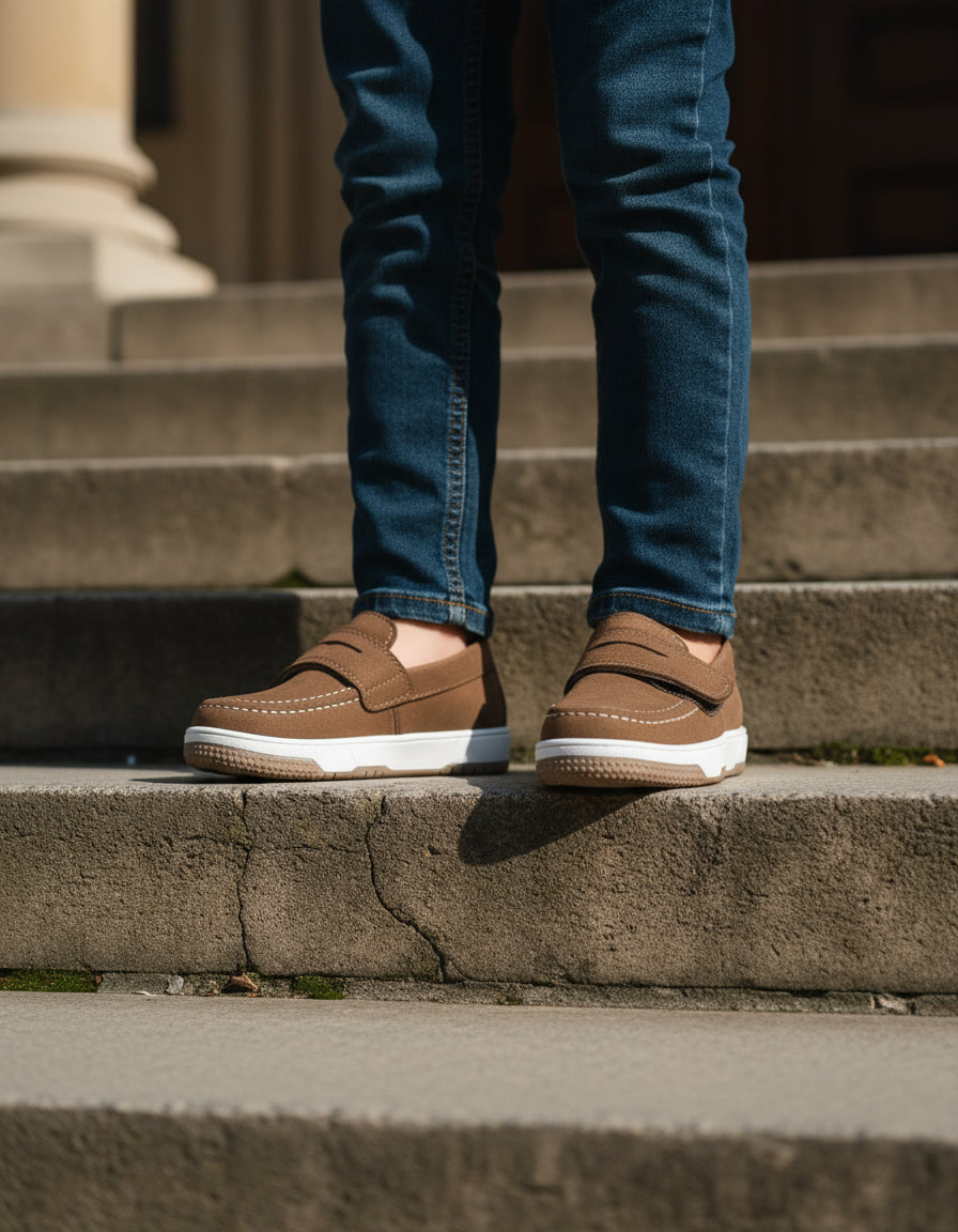 Mocasín Infantil Mirruña En Sintético, Plantilla Comfortable