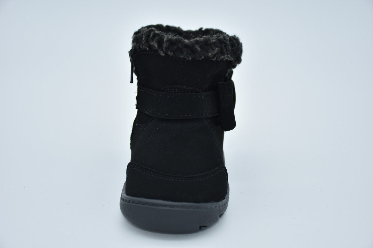 Botita Casual Vista De Borrrega Sintetico Nobuck Pelo Corto