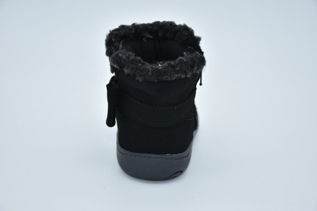 Botita Casual Vista De Borrrega Sintetico Nobuck Pelo Corto