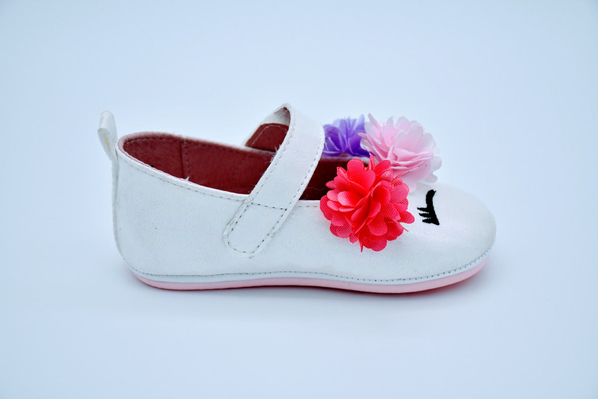 Ballerina Infantil Mirruña En Sintético Talisman Blanco