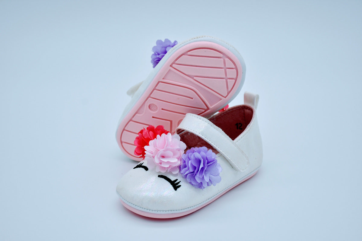 Ballerina Infantil Mirruña En Sintético Talisman Blanco