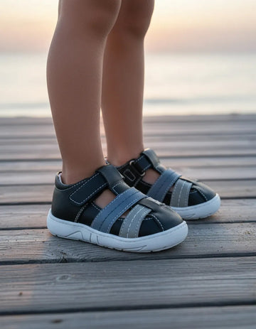 Sandalia Infantil Sintetico Selma/Sicilia Color Azules